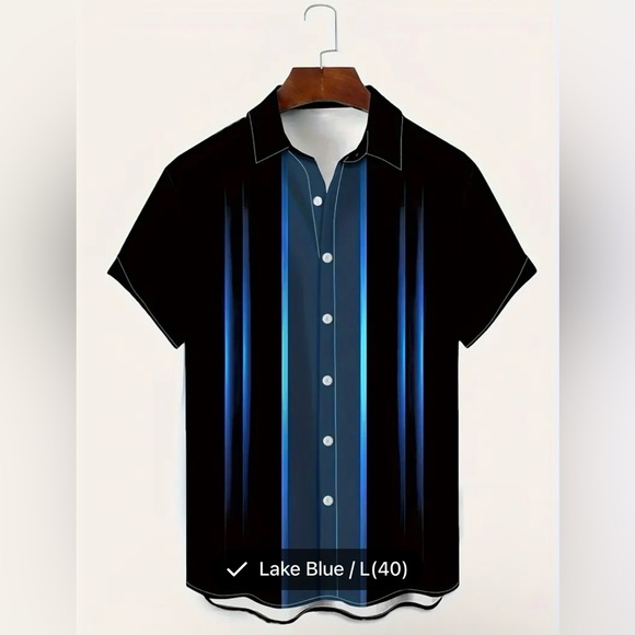 NWOT Men's Short Sleeve Button Up - Picture 5 of 7